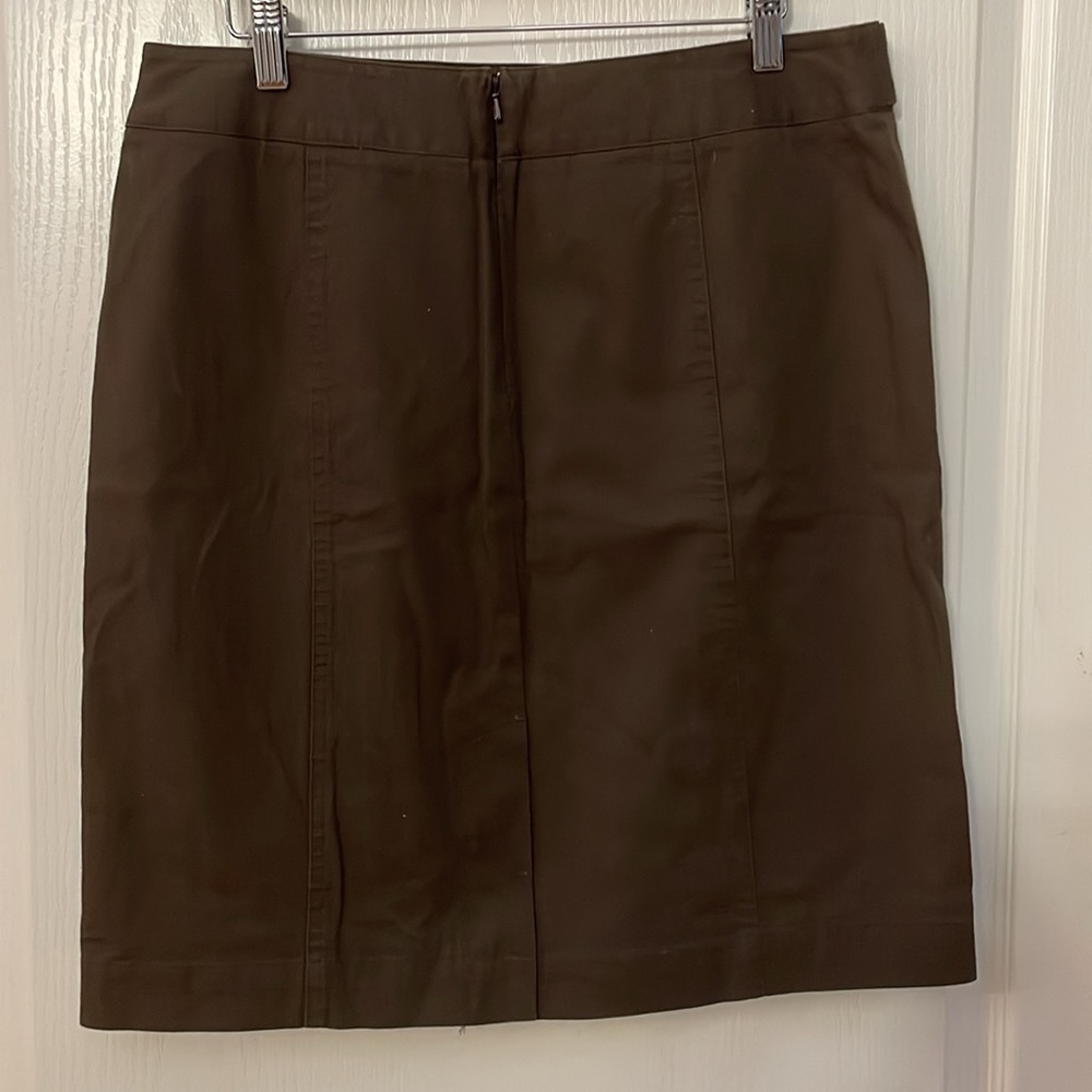 Talbots Size 10 Brown Skirt - Picture 2 of 5